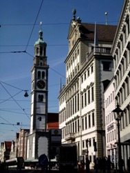 Perlachturm und Rathaus Augsburg